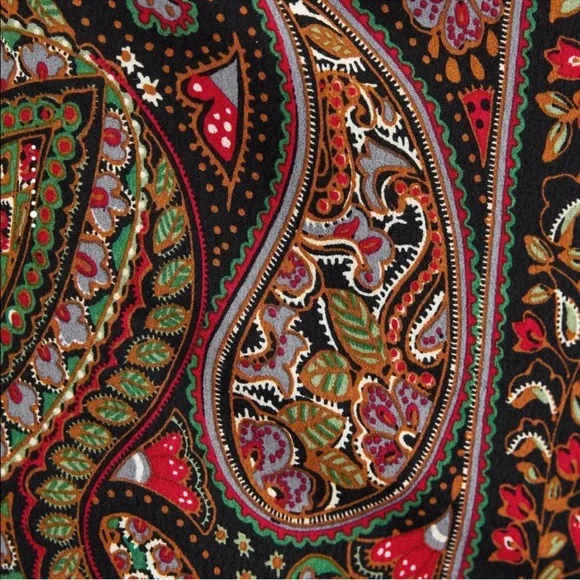 NWT Zara Chic Paisley Wrap Dress - Picture 9 of 13